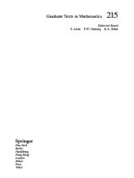 Algebraic functions and projective curves, david m  goldschmidt 