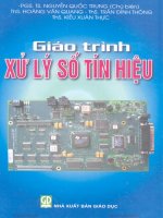 Xử lý tín hiệu số: Giáo trình Xử lý tín hiệu số Nguyễn Quốc Trung