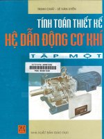 Chi tiết máy: Tính toán thiết kế hệ dẫn động cơ khí 1