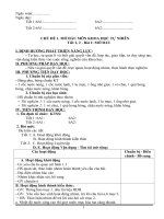 Giáo án hóa 6 2020-2021 ngoan