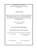 Đánh giá thực trạng công tác thu hồi đất, bồi thường giải phóng mặt bằng của dự án xây dựng nhóm nhà ở Tây nam Mễ Trì tại phường Phú Đô, quận Nam Từ Liêm, thành phố Hà Nội