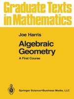 Algebraic geometry, joe harris 