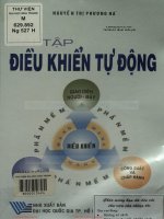 Cơ sở tự động: Bài tập điều khiển tự động Nguyễn Phương Hà