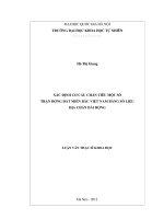 Xác định cơ cấu chấn tiêu một số trận động đất miền Bắc Việt Nam bằng số liệu địa chấn dải rộng