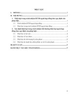 Bài tập lớn môn nghĩa vụ hợp đồng ( 9 điểm )