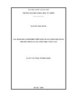 Xác định Detamethrin trên một số sản phẩm dệt bằng phương pháp sắc ký lỏng hiệu năng cao : Luận văn ThS. Khoa học vật chất: 60 44 01