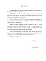 Đánh giá tác dụng không mong muốn của sorafenib trong điều trị ung thư biểu mô tế bào gan 