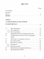 Các hiệu ứng nhiệt động và các tham số cấu trúc với ảnh hưởng của dao động phi điều hoà trong lý thuyết XAFS