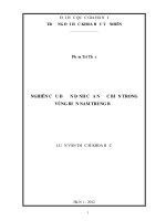 Nghiên cứu độ ổn định của nước biển trong vùng biển Nam Trung Bộ : Luận văn ThS. Hải dương học: 60 44 97