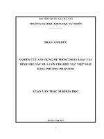 Nghiên cứu xây dựng hệ thống phân loại các  hình thế gây mưa lớn cho khu vực Việt Nam  bằng phương pháp SOM