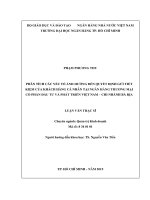 Phân tích các yếu tố ảnh hưởng đến quyết định gửi tiết kiệm của khách hàng cá nhân tại ngân hàng thương mại cổ phần đầu tư và phát triển việt nam   chi nhánh bà rịa​ 