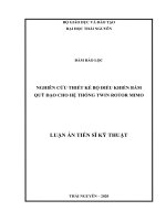 Nghiên cứu thiết kế bộ điều khiển bám quỹ đạo cho hệ thống twin rotor MIMO 