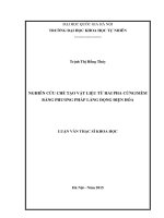 Nghiên cứu chế tạo vật liệu từ hai pha cứng/mềm bằng phương pháp lắng đọng điện hóa