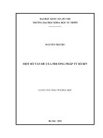 Một số vấn đề của phương pháp tỷ số H/V : Luận văn ThS. Vật lý: 60 44 01 07