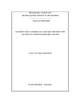 Giải pháp nâng cao động lực làm việc cho nhân viên tại công ty cổ phần bao bì nhựa sài gòn 