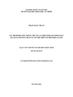 Xác định hợp chất thuốc trừ sâu có phốt pho (OP) trong rau, quả bằng phương pháp sắc ký khí ghép nối khối phổ (GC/MS) : Luận văn ThS. Hóa học: 60 44 29