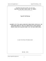 Nghiên cứu ứng dụng phương pháp phân tích sắc ký khí khối phổ (GC-MS) xác định hàm lượng Dioxin trong một số loại đất khu vực sân bay Biên Hòa