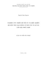 Nghiên cứu thiết kế tối ưu và điều khiển bộ hấp thụ dao động có bộ cản và lò xo lắp đặt phức hợp