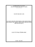 Xây dựng phương pháp định lượng một số hoạt chất kháng HIV trong thuốc bằng phương pháp điện di mao quản : Luận văn ThS. Hóa học: 60 44 29