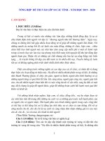 TỔNG HỢP  ĐỀ THI VÀO LỚP 10 MÔN NGỮ VĂN CÁC TỈNH  THÀNH 2019. 2020