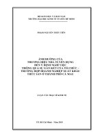 Ảnh hưởng của thương hiệu nhà tuyển dụng đến ý định nghỉ việc thông qua sự gắn kết của tổ chức – trường hợp doanh nghiệp xuất khẩu thủy sản ở thành phố cà mau 