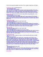 Các chỉ số trong xét nghiệm nước tiểu 