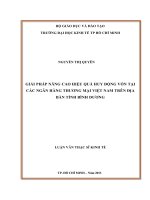 Giải pháp nâng cao hiệu quả huy động vốn tại các ngân hàng thương mại việt nam trên địa bàn tỉnh bình dương 