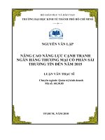 Nâng cao năng lực cạnh tranh ngân hàng thương mại cổ phần sài gòn thương tín đến năm 2015 