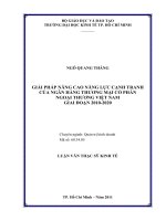 Giải pháp nâng cao năng lực cạnh tranh của ngân hàng thương mại cổ phần ngoại thương việt nam giai đoạn 2010 2020 