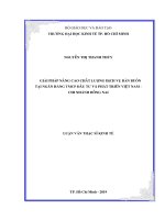 Giải pháp nâng cao chất lượng dịch vụ bán buôn tại ngân hàng TMCP đầu tư và phát triển việt nam – chi nhánh đồng nai 
