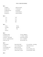 UNIT 4   THE MASS MEDIA 