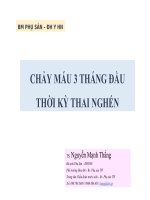 26 28  chảy máu 3 tháng đầu th thắng 