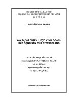 Xây dựng chiến lược kinh doanh bất động sản của BITEXCOLAND 