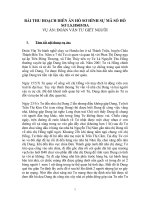 Bài thu hoạch diễn án hồ sơ hình sự mã số hồ sơ ls hs05da vụ án đoàn văn tư giết người 