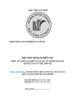 hồ sơ tình huống tranh chấp quyền sử dụng đất 