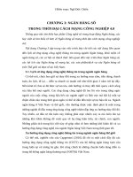 CHƯƠNG 3: NGÂN HÀNG SỐ TRONG THỜI ĐẠI CÁCH MẠNG CÔNG NGHIỆP 4.0