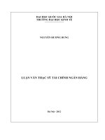 Quản trị rủi ro thanh khoản tại công ty tài chính cổ phần HANDICO : Luận văn ThS. Kinh doanh và quản lý: 60 34 20