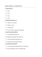 test SINH lý hô hấp (có đáp án)