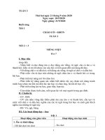 Giáo án tuần 3- Sáng+ chiều bộ kết nối tri thức với cuộc sống