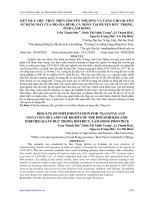 Kết quả việc thực hiện chuyển nhượng và tặng cho quyền sử dụng đất của hộ gia đình, cá nhân tại huyện Đức Trọng, tỉnh Lâm Đồng