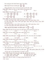 Tài liệu ôn thi THPT Quốc gia môn Sinh học (Tập 1): Phần 2
