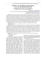 Nghiên cứu mô phỏng chuyển động của tàu tự hành dưới nước