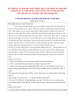 đề đọc - hiểu (phiếu học tập ) Ngữ văn 9 có đáp án chi tiết