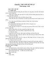 giáo án mĩ thuật lớp 1 bộ CHÂN TRỜI SÁNG tạo đã sửa