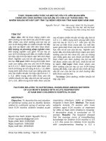 Thực trạng kiến thức và một số yếu tố liên quan đến chăm sóc dinh dưỡng của bà mẹ có con 6-24 tháng điều trị nhiễm khuẩn hô hấp cấp tính tại Bệnh viện Nhi tỉnh Nam Định năm 2020