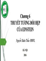 Bài giảng vật lý đại cương 2 chương 6   nguyễn xuân thấu 