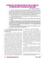 Kỹ năng hỏi, phát biểu của kiểm sát viên tại phiên tòa sơ thẩm giải quyết vụ án dân sự, hành chính