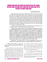 Những điểm mới của nhóm tội phạm về ma túy trong Bộ luật hình sự năm 2015 (sửa đổi, bổ sung năm 2017) và việc tổ chức thực hiện