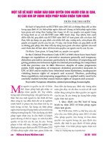 Một số đề xuất nhằm bảo đảm quyền con người của bị can, bị cáo khi áp dụng biện pháp ngăn chặn tạm giam