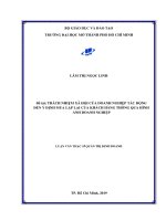 (Luận văn thạc sĩ) trách nhiệm xã hội của doanh nghiệp tác động đến ý định mua lặp lại của khách hàng thông qua hình ảnh doanh nghiệp 